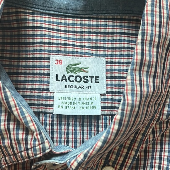 Lacoste shirt - Picture 6 of 6
